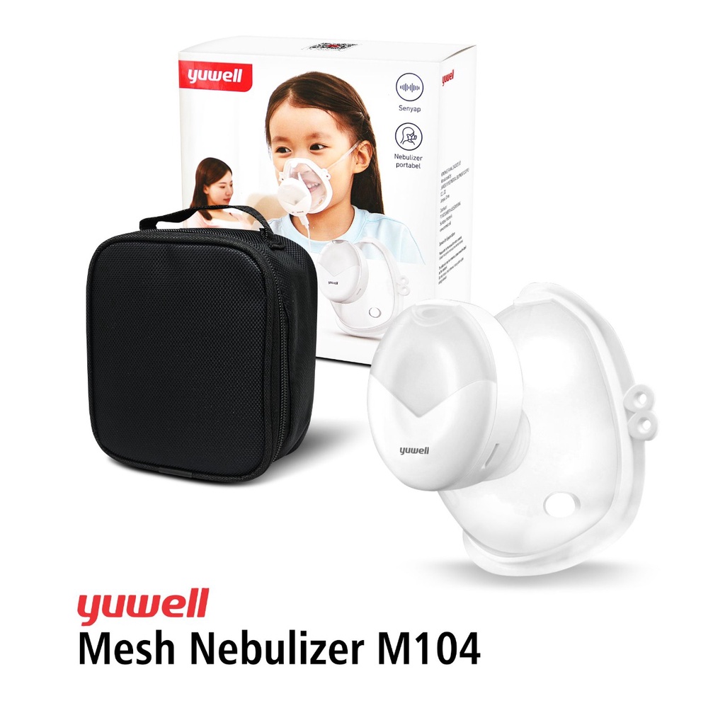 Mesh Nebulizer Air Compressor Atomizer Hands-Free M104 Yuwell