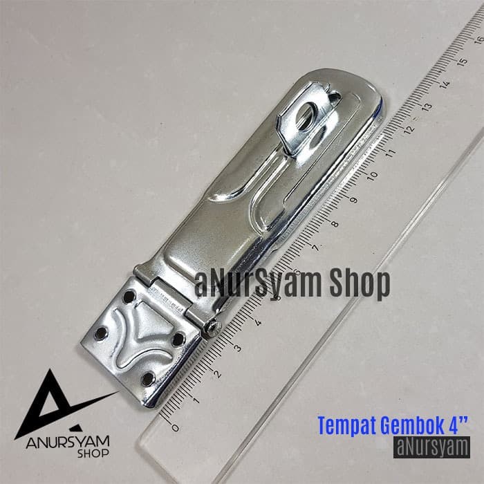 Grendel Overpal 13cm / Tempat Gembok 4 inch / Cantolan Gembok