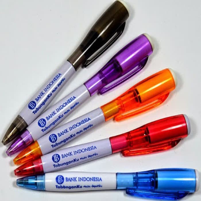 Pulpen Senter / BP Senter / Pena Senter + Sablon