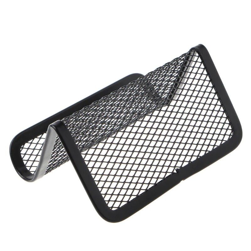 

Ongkir Gratis ya Metal Mesh Business Card Holder Stand For Desk Office Business Card Holder