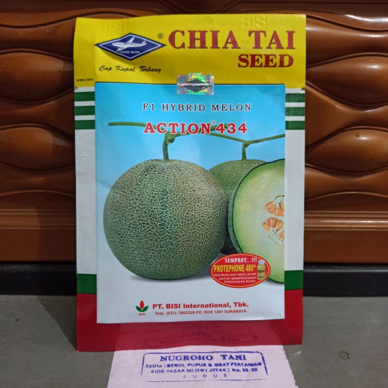 BENIH MELON ACTION 434 ISI 550 BIJI CHIA TAI SEED