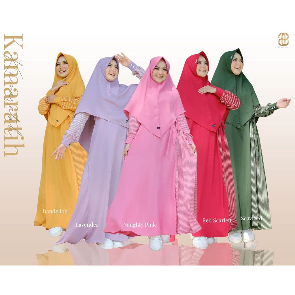 Gamis Cantik Kamaratih, Gamis Set dress Original By Puan