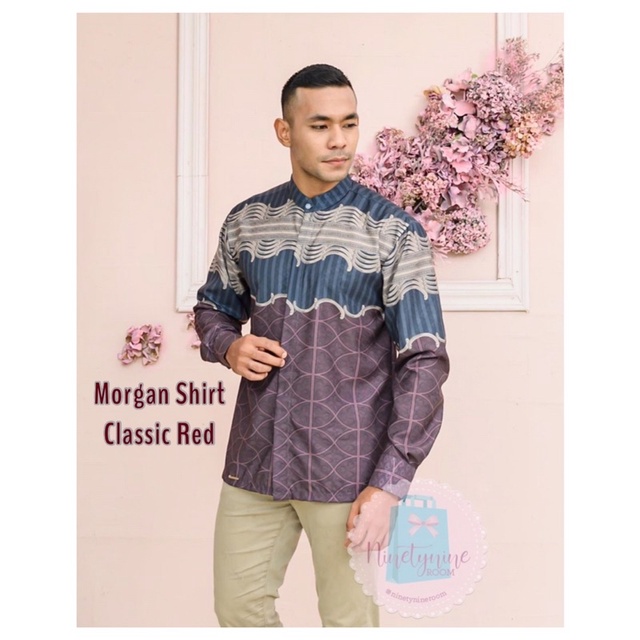 Wearing Klamby, Morgan Shirt, Kemeja Pria