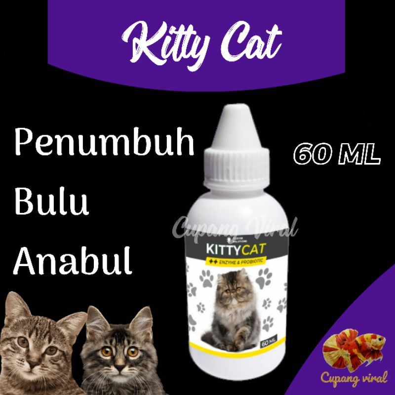 KITTY CAT - Suplemen Vitamin Penumbuh Bulu Kucing 60 ML