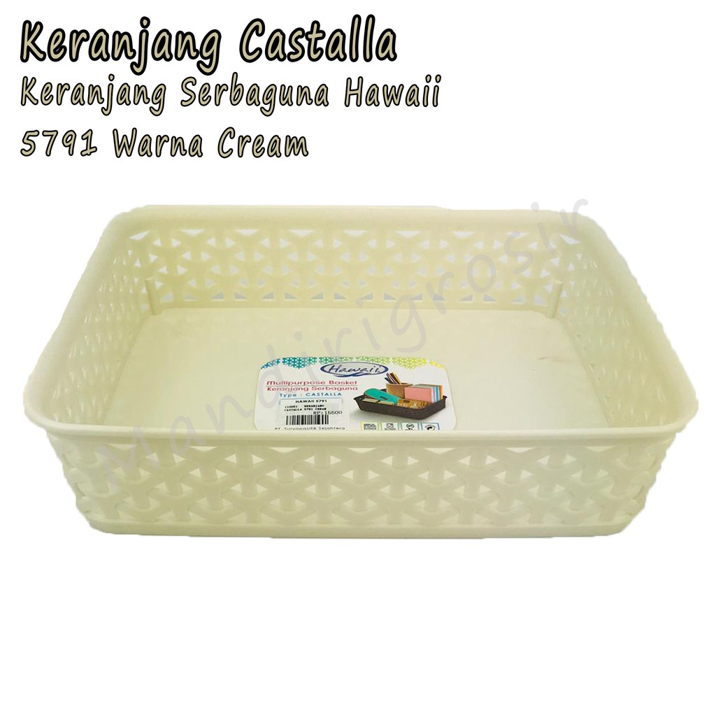 Keranjang * Castalla * Hawaii 5791 * Serbaguna * Cream