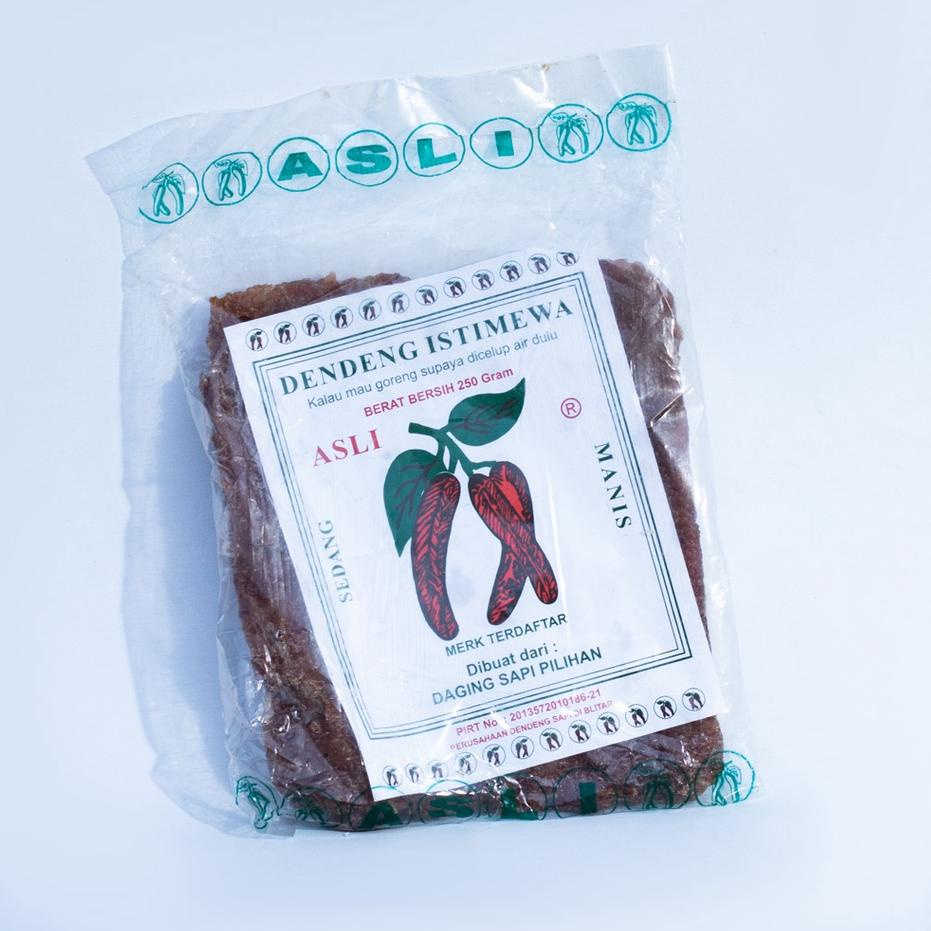 

Dendeng sapi cap cabe istimewa 250g .,