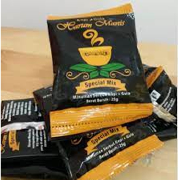 

Kopi mix instan Harum Manis Asli kopi dan gula tanpa campuran bahan lain / Kopi Instan HArum Manis Asli Tangerang