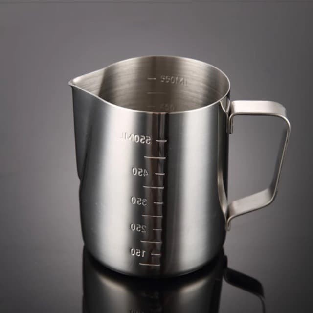 Milk Jug 550ml stainless steel Latte art jug dengan garis ukur 2182