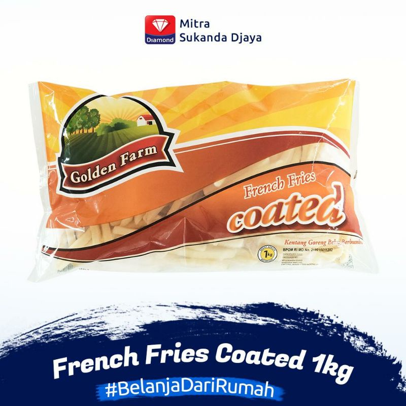 

GOLDEN FARM French Fries Coated 1kg