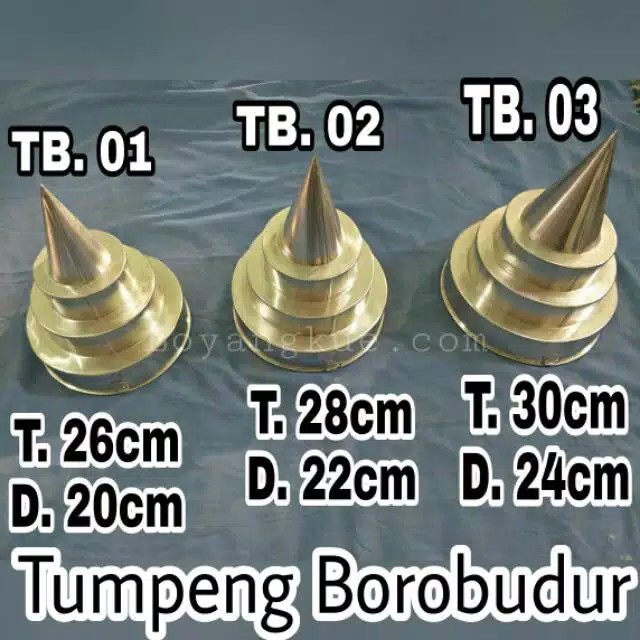 Tumpeng Borobudur 3 Varian Ukuran