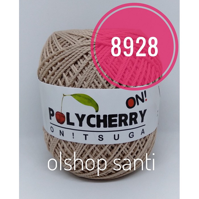 Benang Rajut POLYCHERRY Onitsuga - warna COKLAT SUSU (8928)