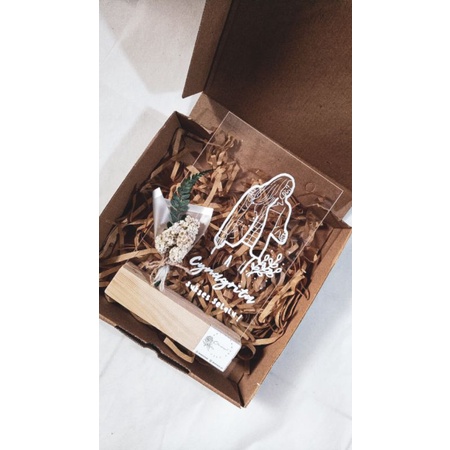

ACRYLIC Flower Mini Bucket Murah|CUSTOM|KADO ULTAH KADO WEDDING KADO ANNIVERSARY