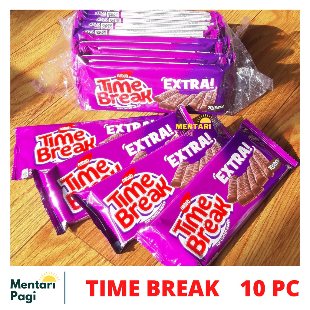 Jual Agen Snack Nabati Time Break 48gr 1 Pack Isi 10 Pc Wafer Cokelat ...