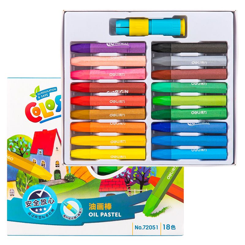 

Oil Pastel 18colors dengan Holder Extender