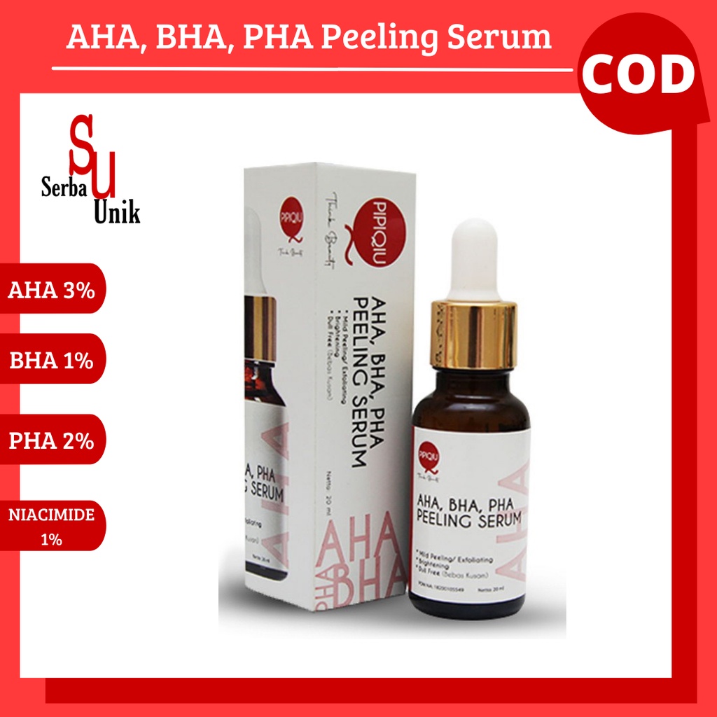 Serum Pencerah Wajah / Aha Bha Pha Peeling Serum Pipiqiu BPOM