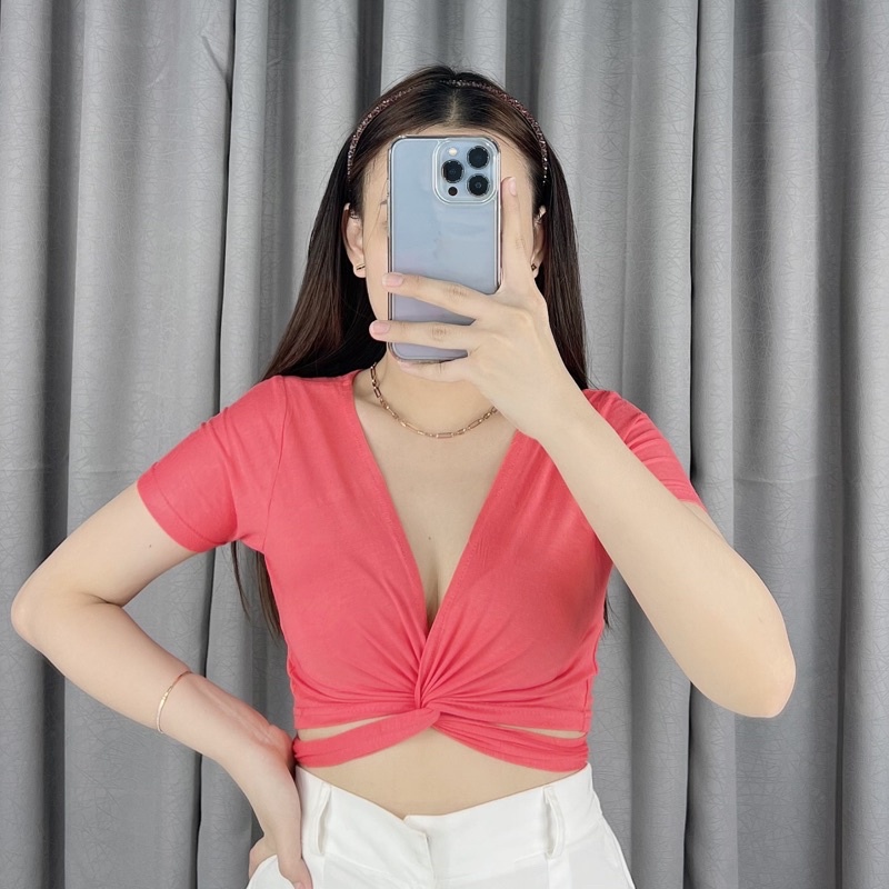 Multy look crop top / Crop top cross / crop top silang