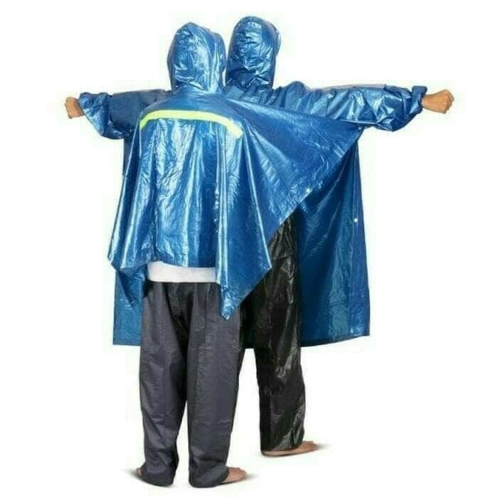 Jas Hujan Ponco Lengan 2 Kepala Elmondo 708 - Poncho 2in1 Funtastic Poncho Batman rok