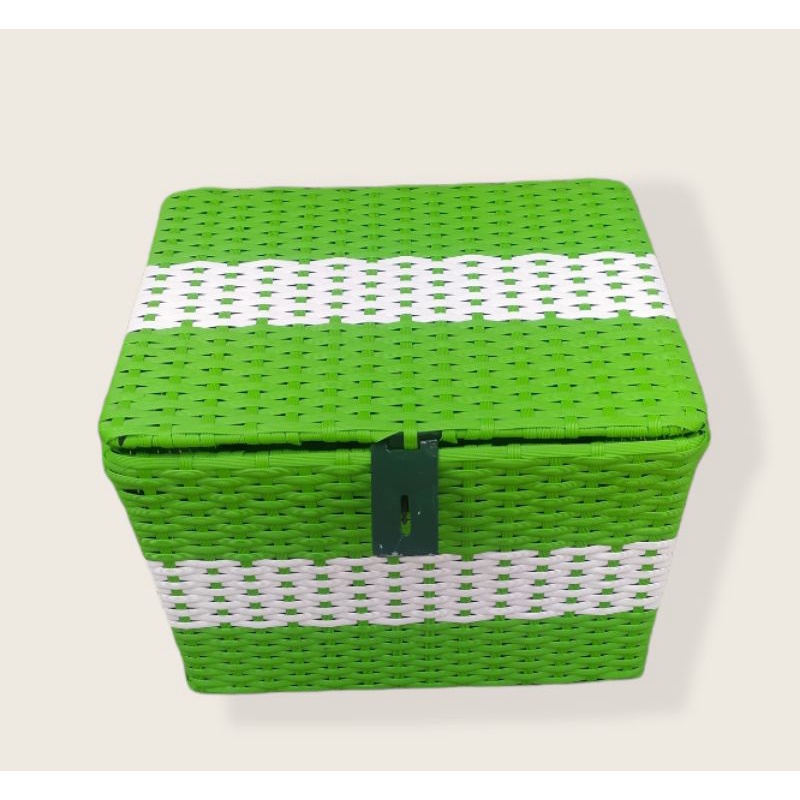 Keranjang rotan sintetis c70 c700 astrea grand v75 v80 dll warna hijau