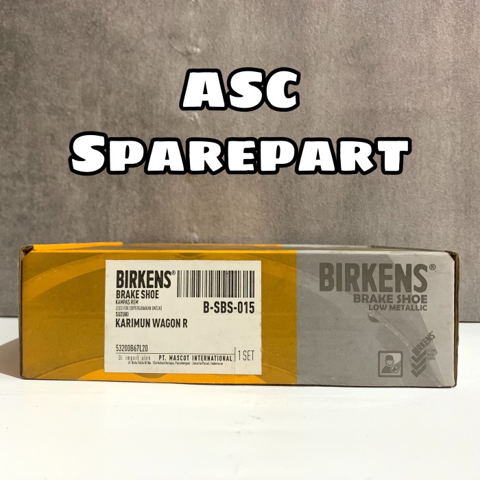 Kampas Rem Belakang Wagon R #98