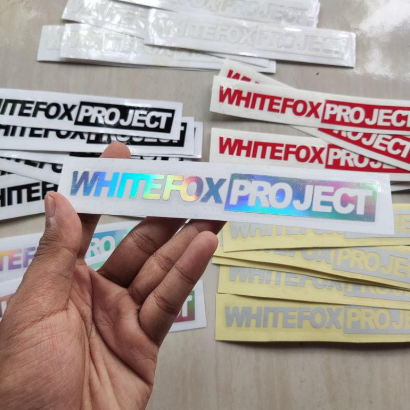 

STICKER STIKER CUTTING WHITEFOXPROJECT