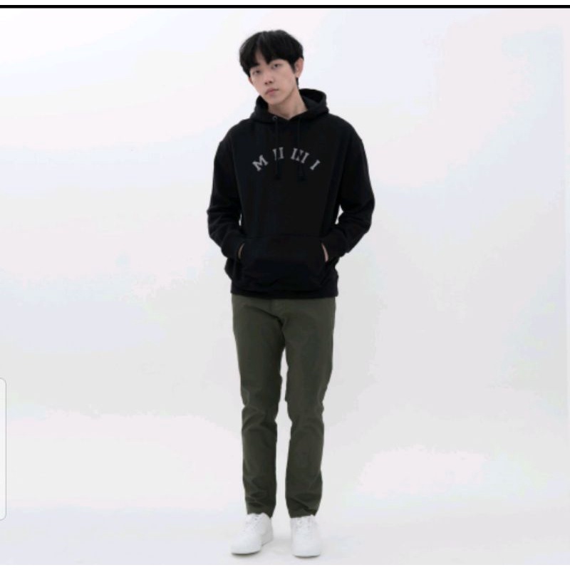 M321 Hoodie panjang Black