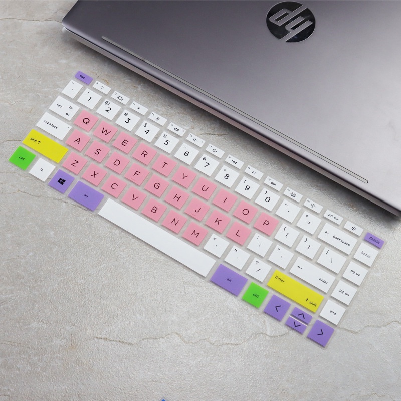 Cover Pelindung Keyboard Laptop Bahan Silikon Lembut Ultra Tipis Untuk Hp 14 / 2021 / Pavilion 13 / bb Series 13-bb0009tu 14 &quot;