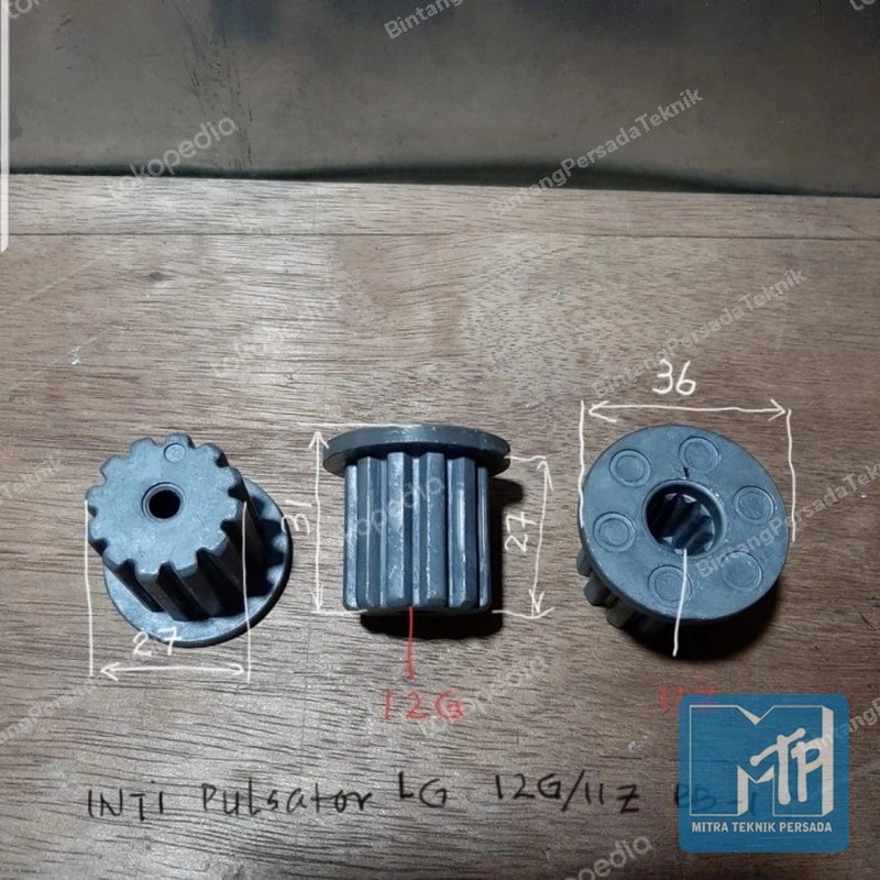 Inti Pulsator Mesin Cuci Lg Gigi Luar 12 Gigi Dalem11