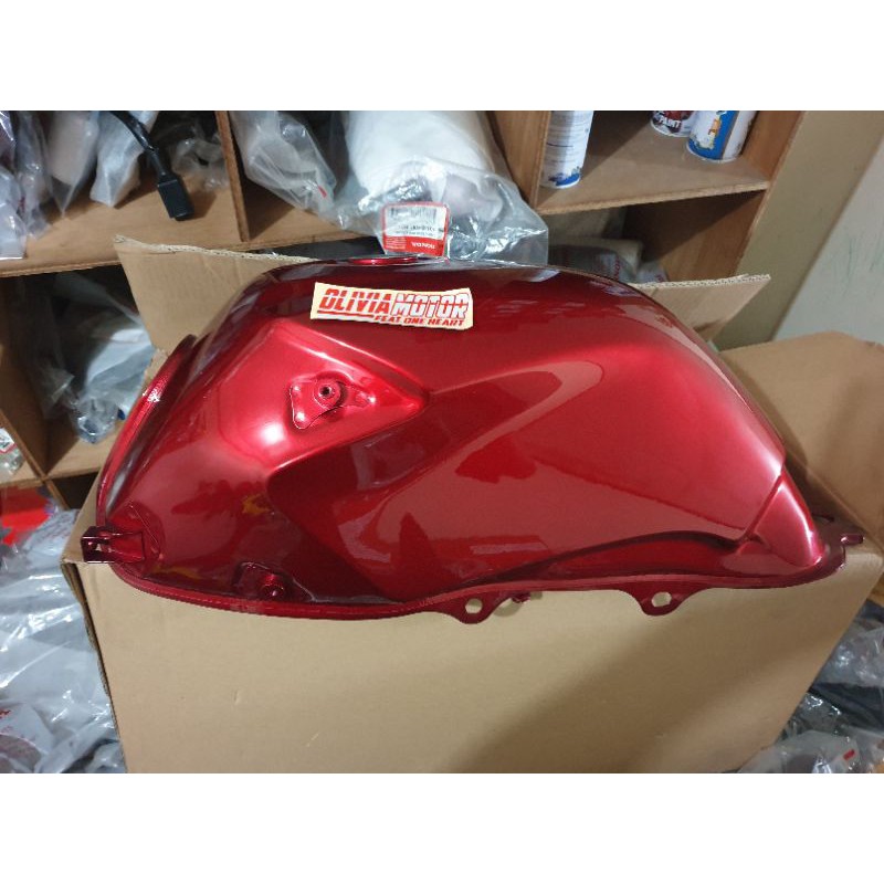 tangki honda tiger revo original honda merah maroon