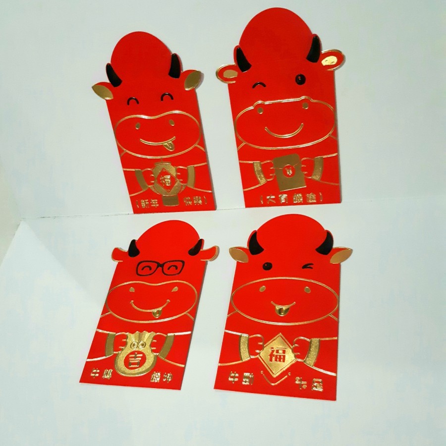 

Angpao Imlek 2021 Terbaru Shio kerbau LL0266 Termurah LIMITED EDITION Bahan Kertas Dove Emboss Emas