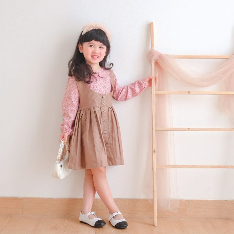 Domikado | Seina overall dress | Setelan anak perempuan | Overall anak | Dress anak