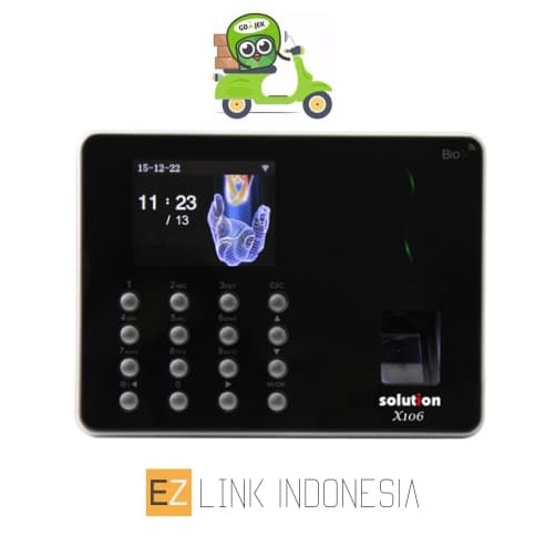 

Mesin Absensi Solution X106 Fingerprint Murah