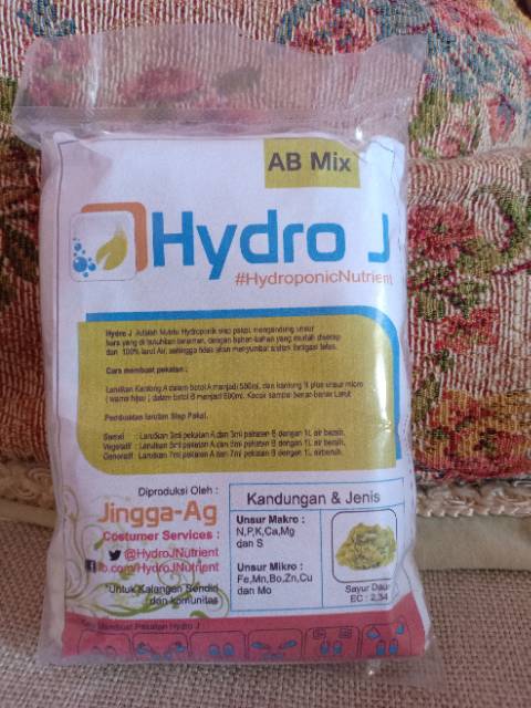 Pupuk sayuran hidroponik AB Mix/Pupuk Nutrisi Hidroponik sayuran daun AB Mix (Hydro J)/Pupuk AB Mix