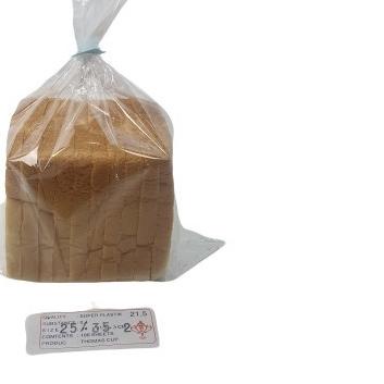 

✴ 25x35 cm Plastik OPP TEBAL (POLOS/Tanpa LEM) | Plastik Roti Tawar 370 gr | Kemasan Roti Tawar Bening ❄