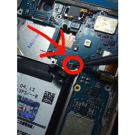 Konektor Baterai Samsung A7 2018 A750 di MESIN Fpc Battery On Board 1pcs