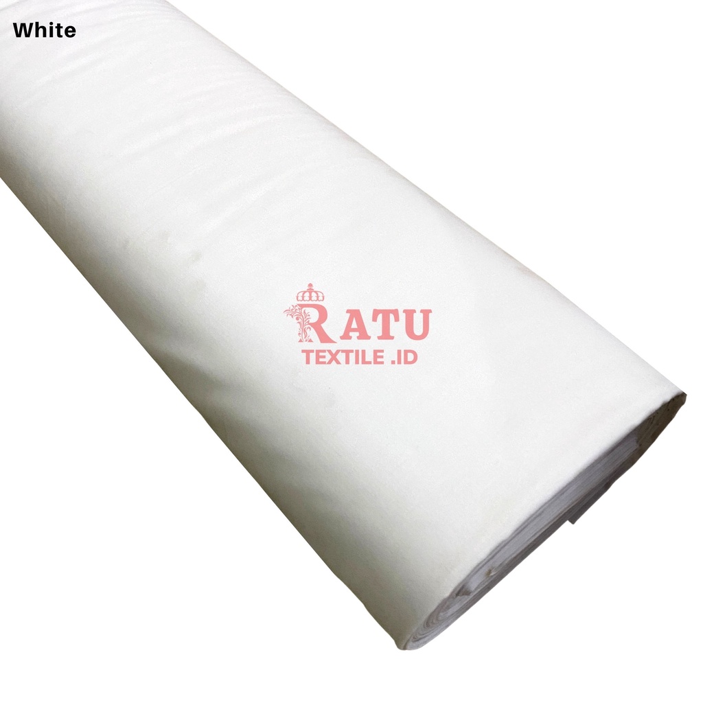 Kain Katun Toyobo Fodu Toyobo Royal Mix  Toyobo RM Toyobo Premium-White