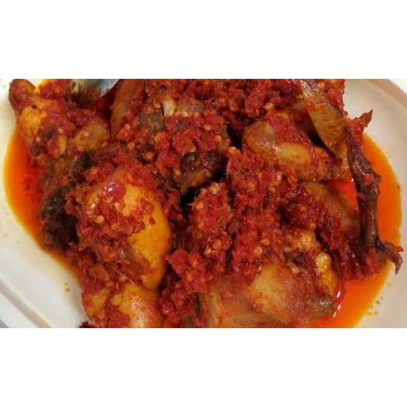 

ayam goreng balado padang 1ekor potong 10