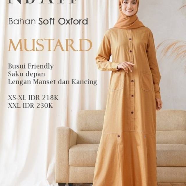 Gamis dewasa nibras NB A44