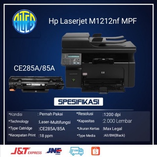 Hp LaserJet M1212FN Print,Scan,Copy(Adf/F4)