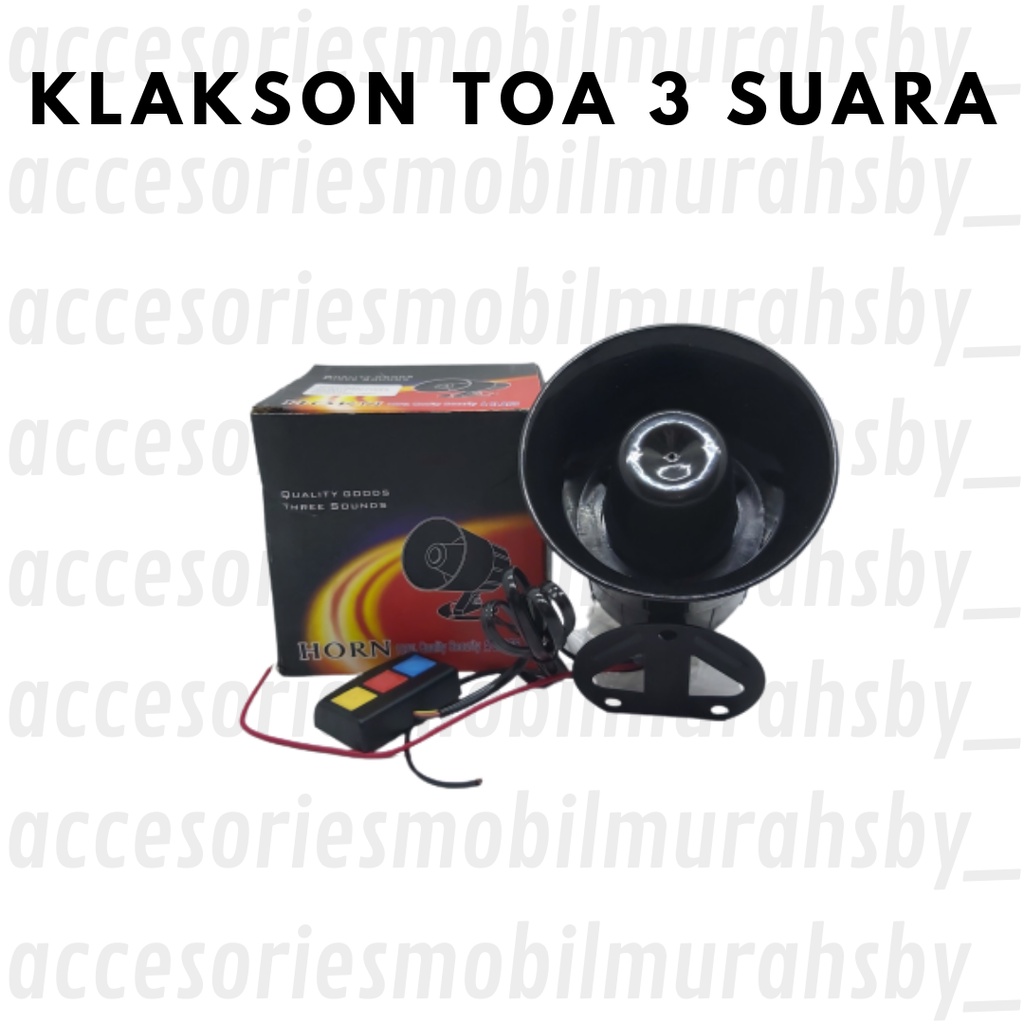 Klakson toa sirine 3 suara daseng klakson toa sirine 3 tombol