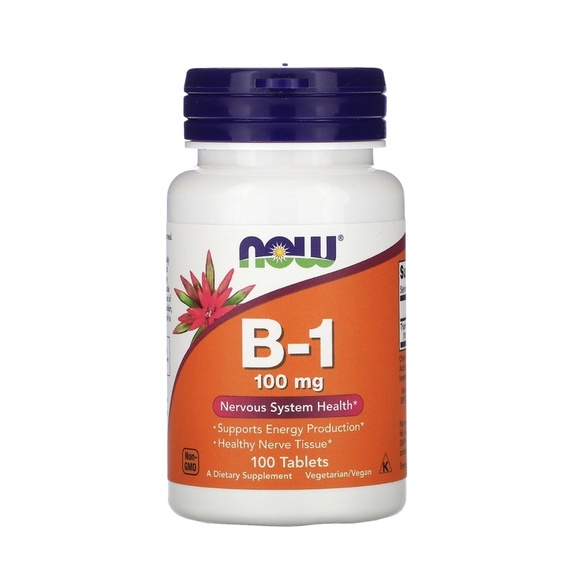 Now Foods B1 B-1 100 mg 100 Tablets