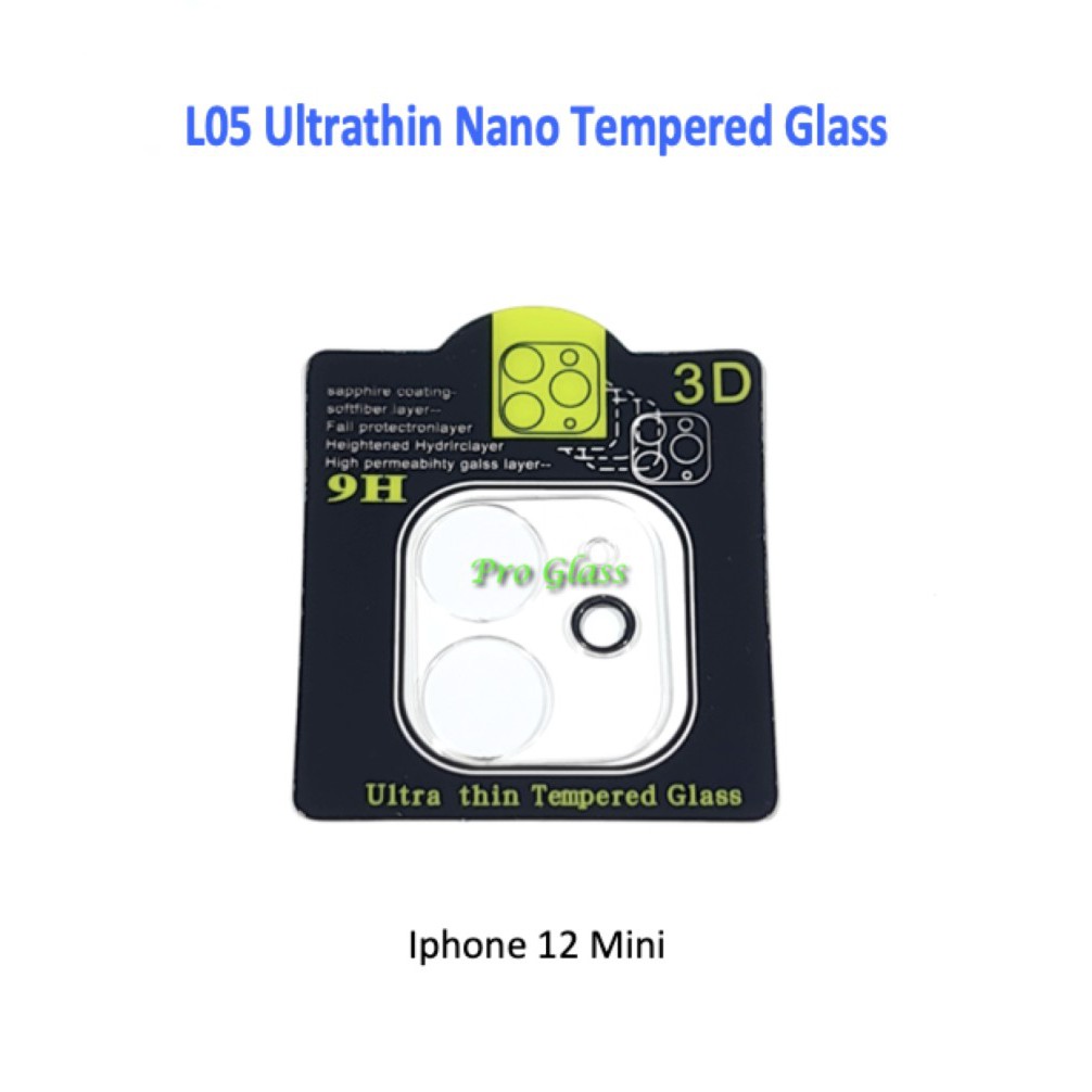 L05 Iphone 12 / 12 MINI / 12 PRO / 12 PRO MAX Premium Camera Lens Glass Protector + Full Frame