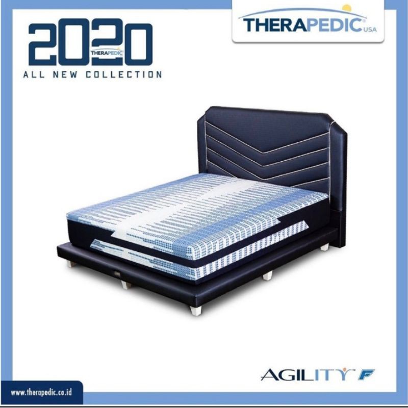 KASUR SPRINGBED AGILITY F 160 X 200 THERAPEDIC || MATRAS ONLY || FULL SET