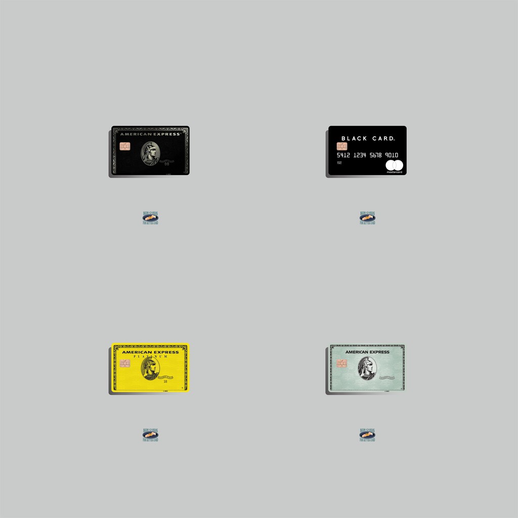 Rein Cards American Express Series (Skin / Sticker ATM dan E Money)
