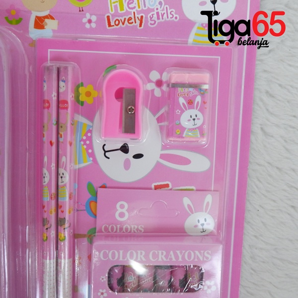 365 STATIONERY SET #40275 Buku &amp; Alat Tulis Anak / Karakter Fancy Gambar Lucu