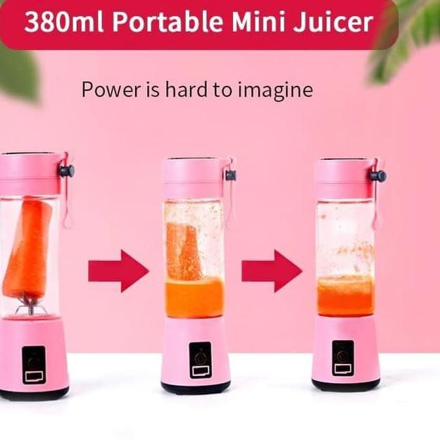 ♡ Blender Portable Blender USB Blender Hand Blander Juice 6 Mata Pisau ⅍
