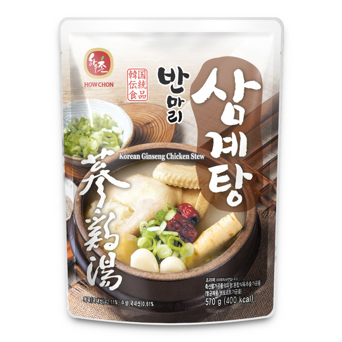 

KUALITAS TERBAIK - GINSENG CHICKEN SOUP SAMGYETANG KOREAN SUP AYAM KOREA KALDU AYAM 1/2 E