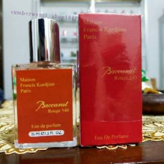 Parfum Baccarat Rouge 540 Bacarat free pouch Parfum Wanita Parfum Pria
