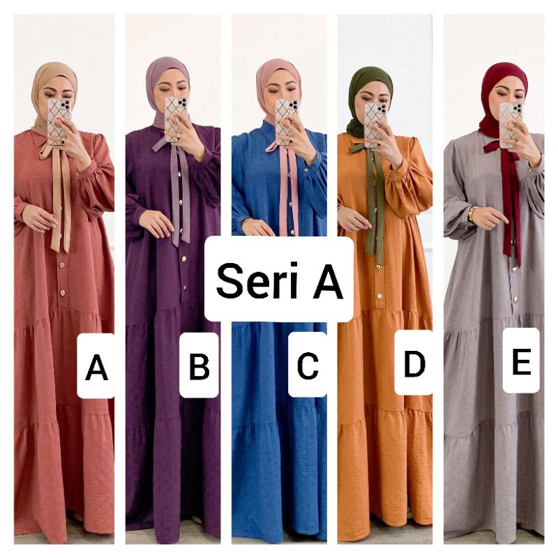 WARNA BARU Navisa Dress Original Lulla Looks