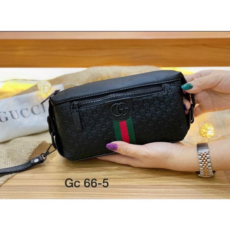 Tas Tabung Handbag Tangan Model Clutch Leather Mirror Pria/Wanita import Waterproff 66