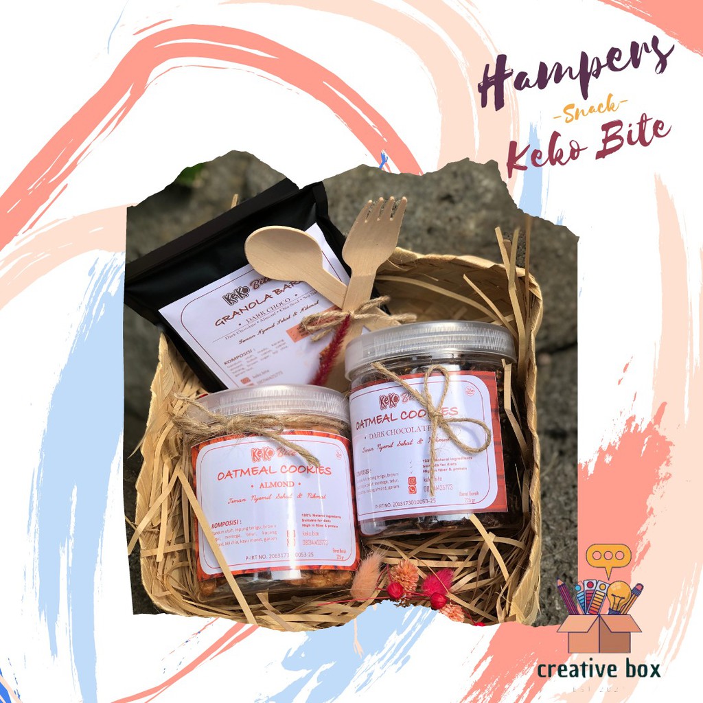 

HAMPERS SNACK KEKOBITE | SNACK RENDAH KALORI | SNACK SEHAT | SNACK DIET | SNACK SURABAYA